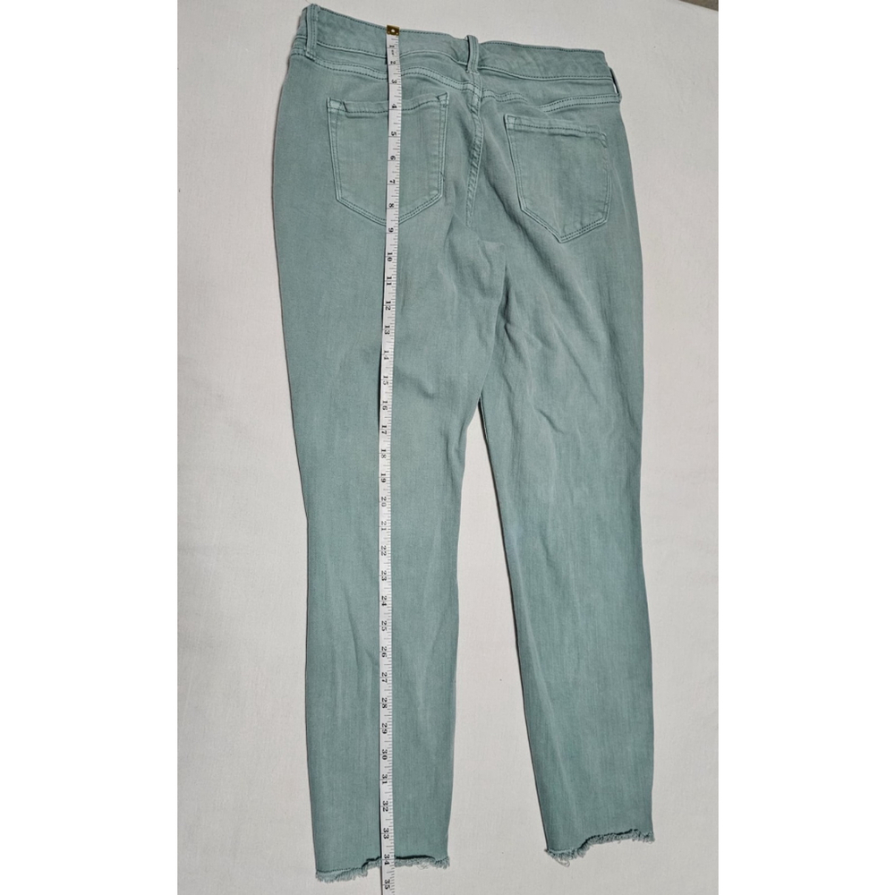 Nine West Women's Sage Green Blue Jeans Size 4 - Picture 12 of 16